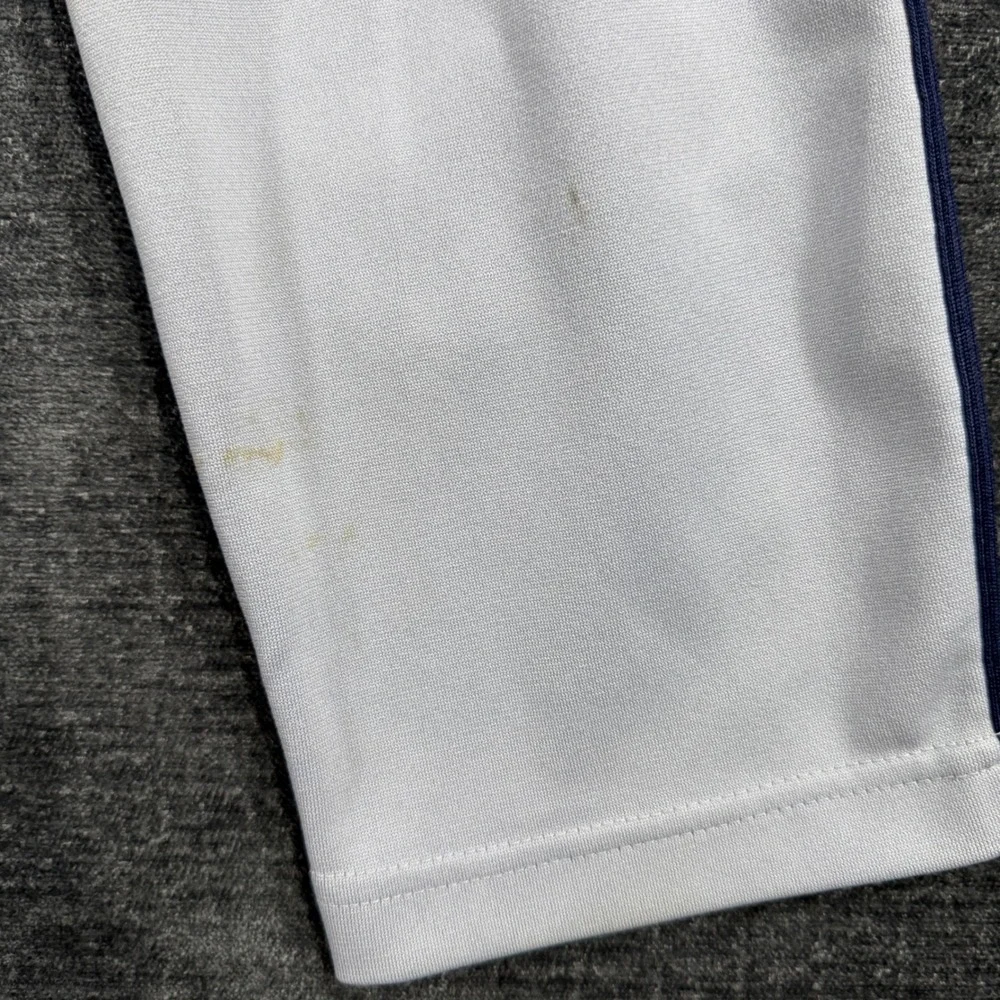 Nike Team Engineered Baseball Pants Gray Navy Blue Piping Mens Size Small